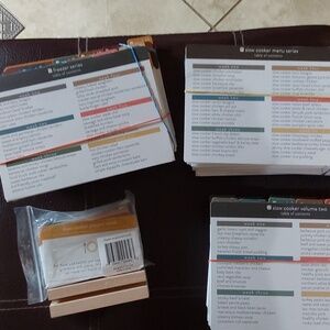 Make ahead Slow cooker and freezer recipe cards